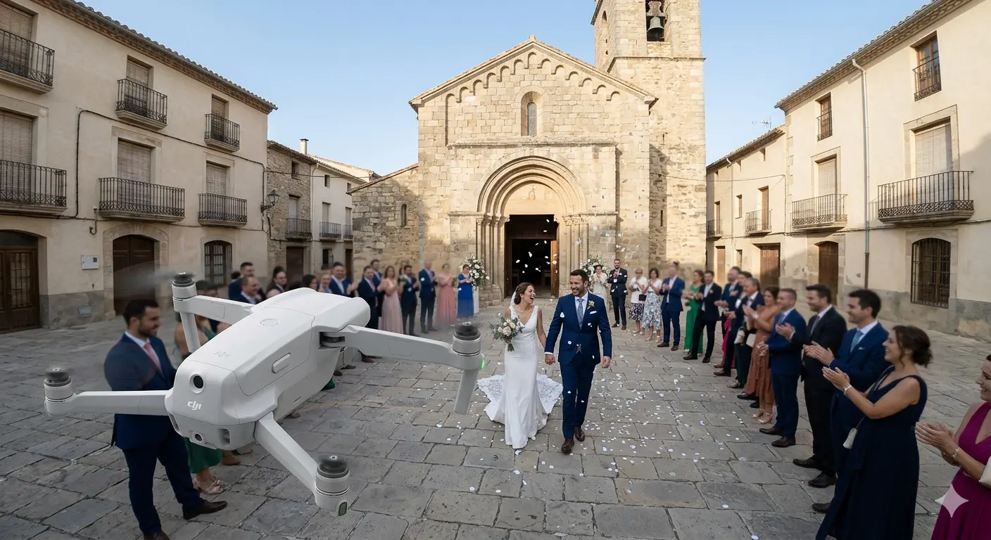 Eventos y Bodas con drones en Málaga