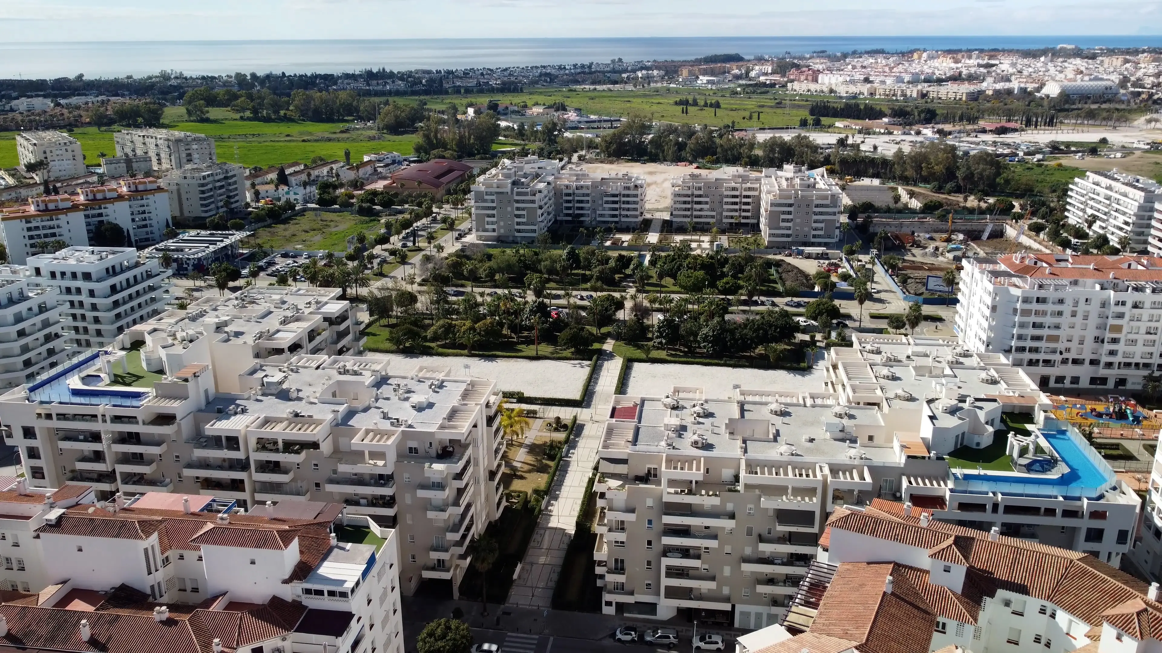 Vista aérea urbana
